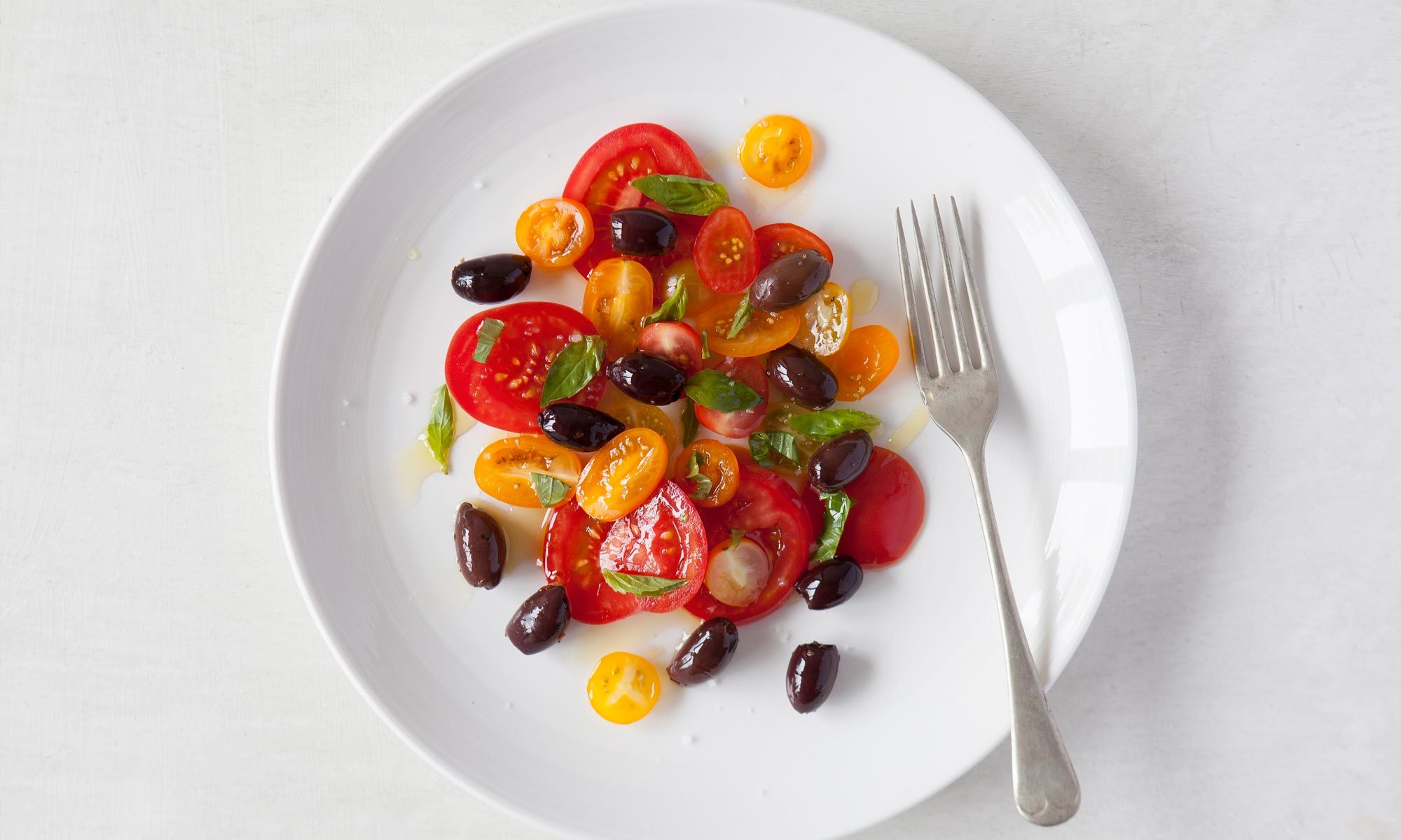 Olive and tomato salad