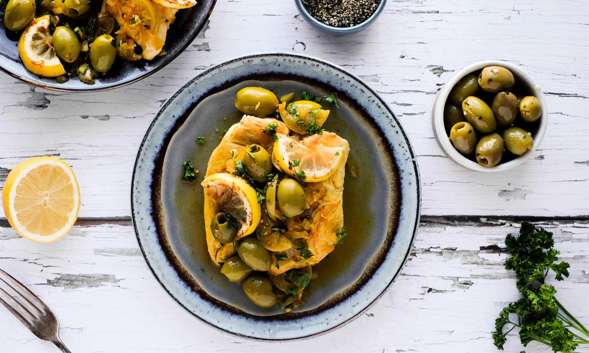 Moroccan Lemon Olive Chicken - The Real Olive Company