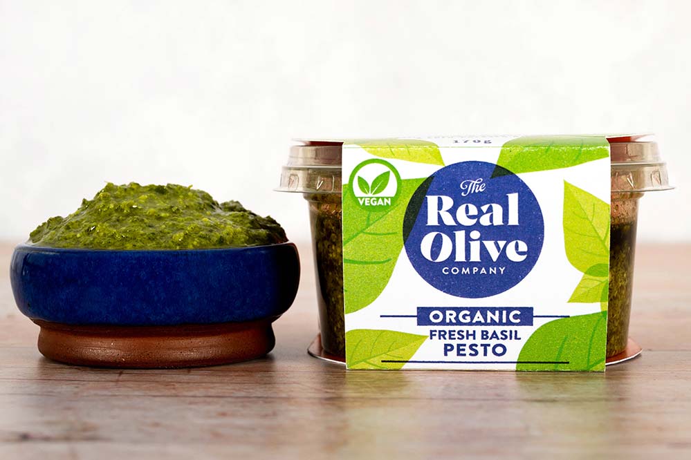 Fresh Basil Pesto(170g) The Real Olive Company