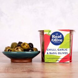 Chilli, Garlic & Basil<br>6 x 160g Olives