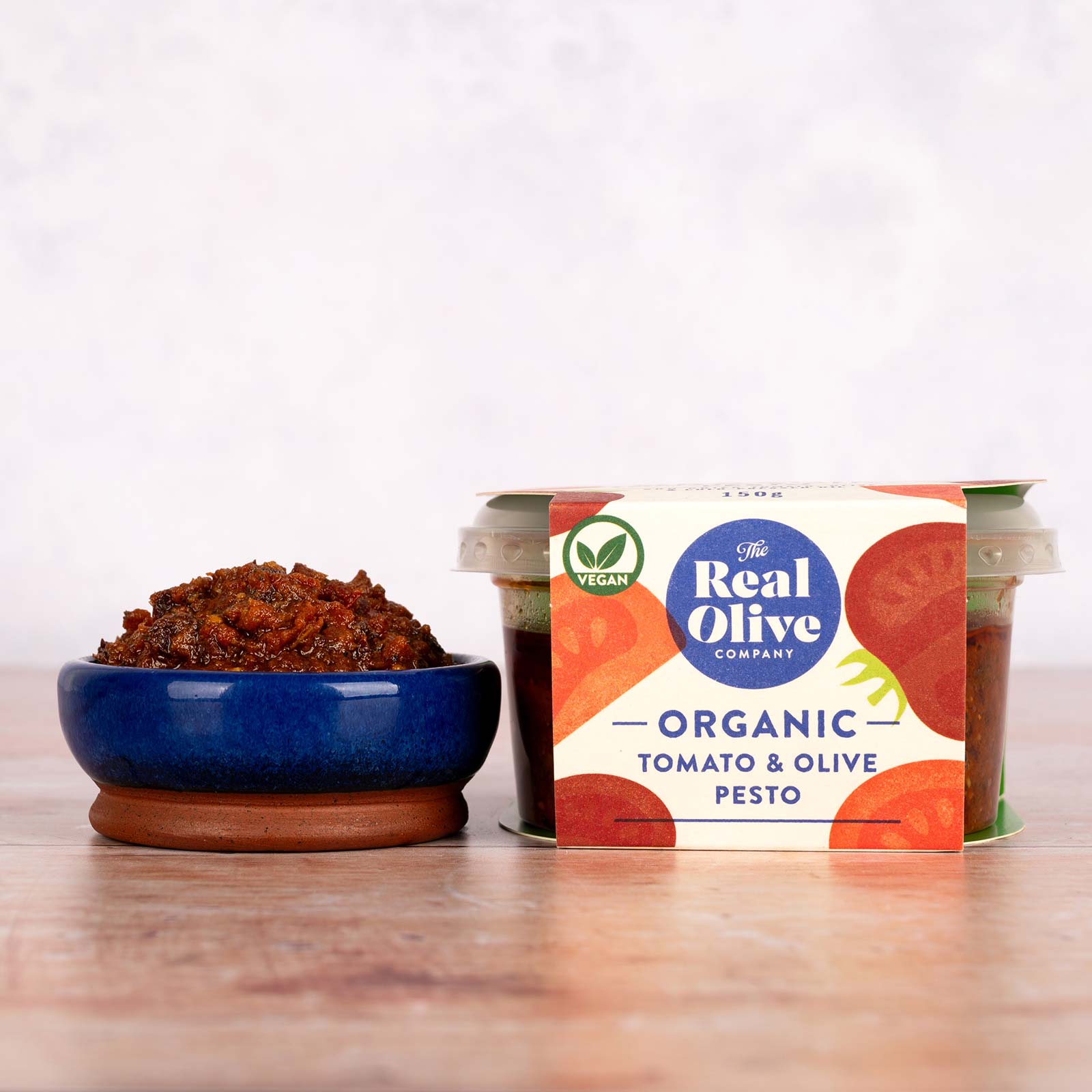 Organic Tomato &amp; Olive Pesto(150g) - The Real Olive Company