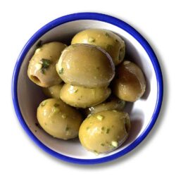 Basil & Garlic<br>1kg Olives