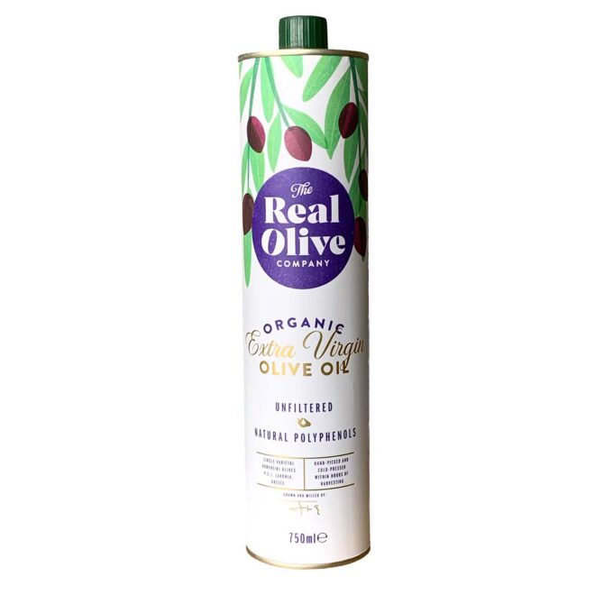 750ml Organic Unfiltered Polyphenol-Rich EVOO
