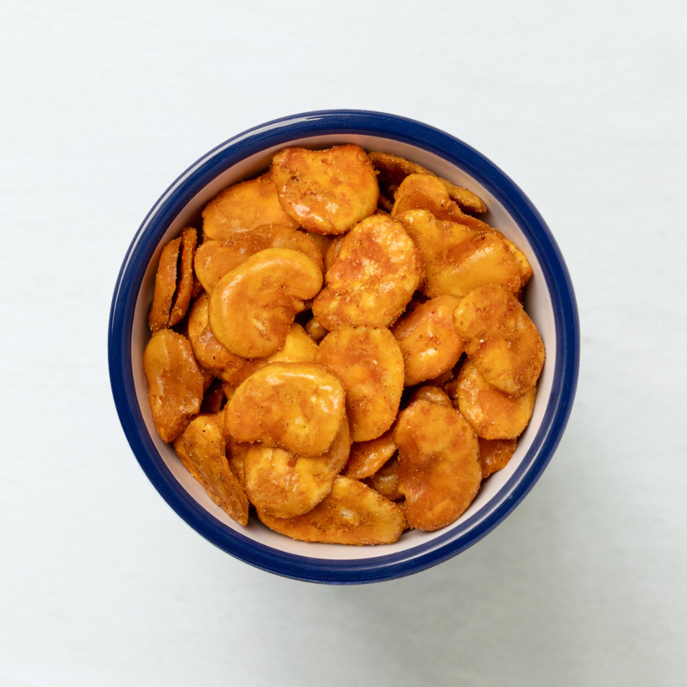 Habas Fritas in a bowl