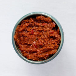 Smoky Harissa dip in a bowl